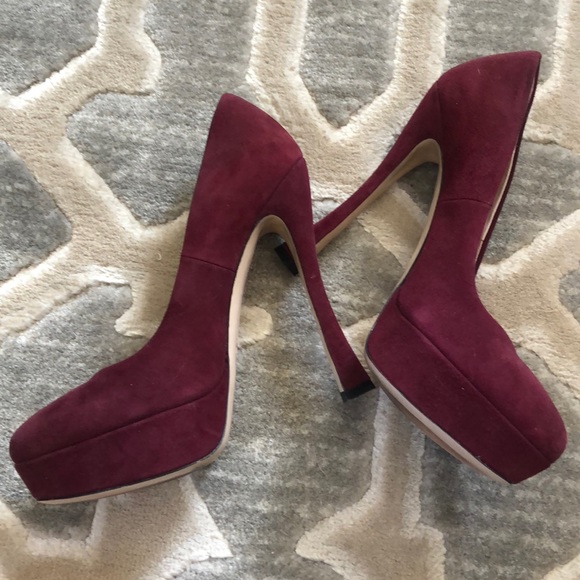 Miu Miu plum heels - Picture 7 of 8